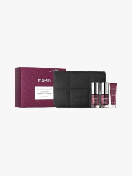 111Skin Everyday Bestseller Trio in branded components on a light gray background